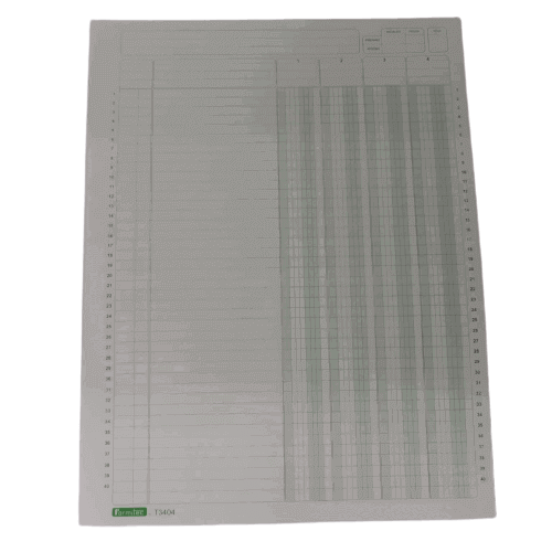 Block Concepto cuatro Columnas Tamaño Carta con 50 Hojas Formitec T-3404