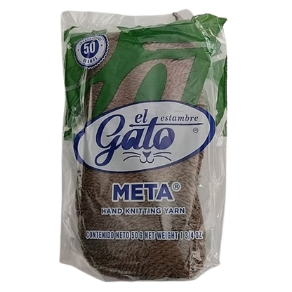 Madeja de Estambre del gato meta 4610J Chocolate