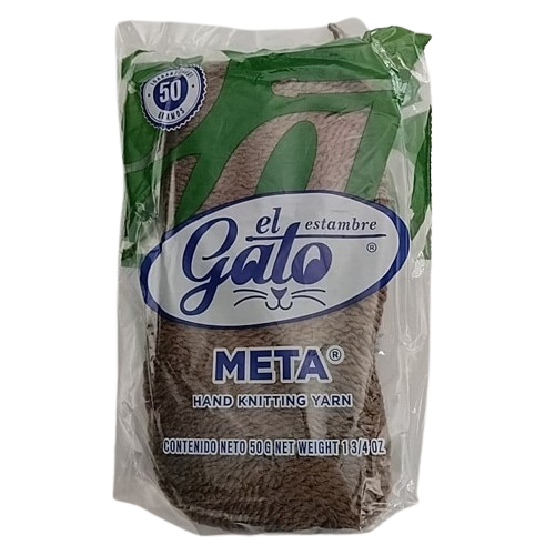 Madeja de Estambre del gato meta 4610J Chocolate