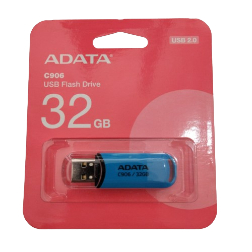 Memoria flash adata C906 32GB  USB 2.0 BLUE (AC906_62_RWB)