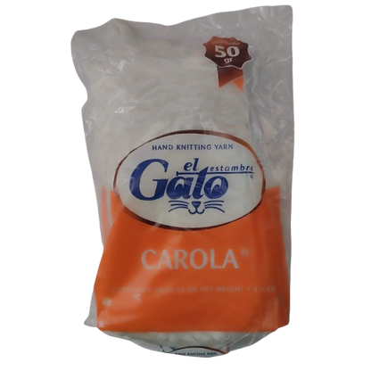 Madeja de estambre del gato carola 5009h beige de 50 gramos - Bluendig