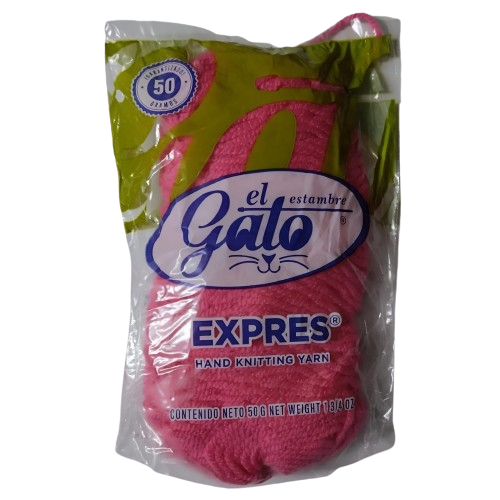 Madeja de Estambre del gato express 4435J Rosa Mexicano - Bluendig