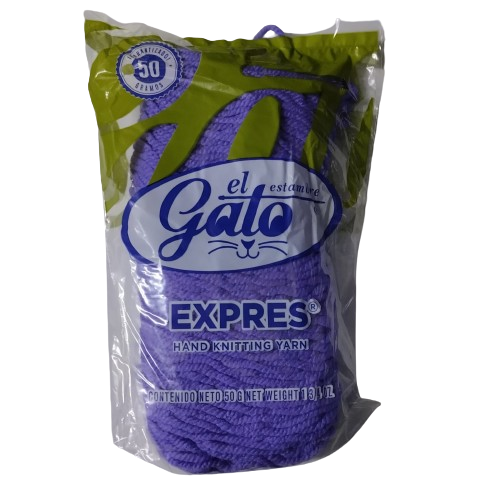 Madeja de Estambre del gato express 4449I Lila Uva - Bluendig