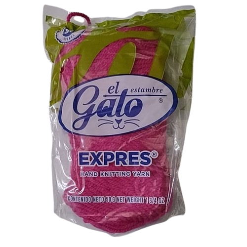 Madeja de Estambre del gato express 4450C Rosa Fucsia - Bluendig