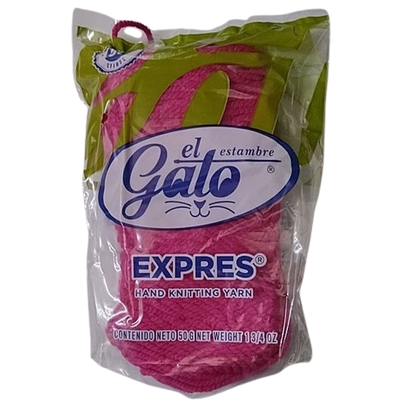 Madeja de Estambre del gato express 4450C Rosa Fucsia - Bluendig