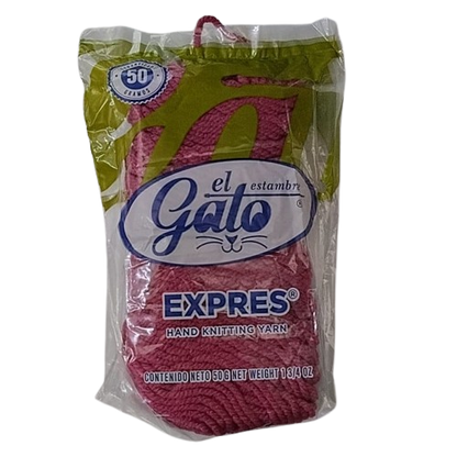 Madeja de Estambre del gato express 4451H Rosa Fucsia - Bluendig