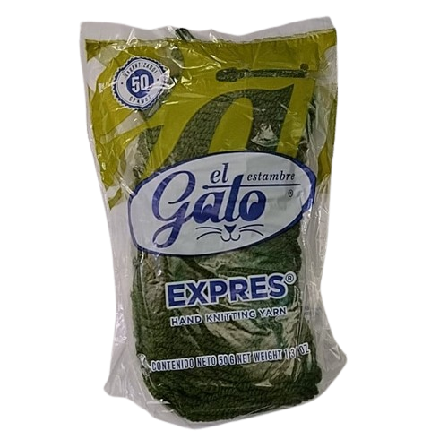 Madeja de Estambre del gato express 4497I Verde - Bluendig