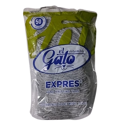 Madeja de Estambre del gato express 44J84C Gris perla - Bluendig