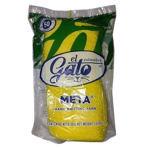 Madeja de Estambre del gato meta 4604C Amarillo Canario