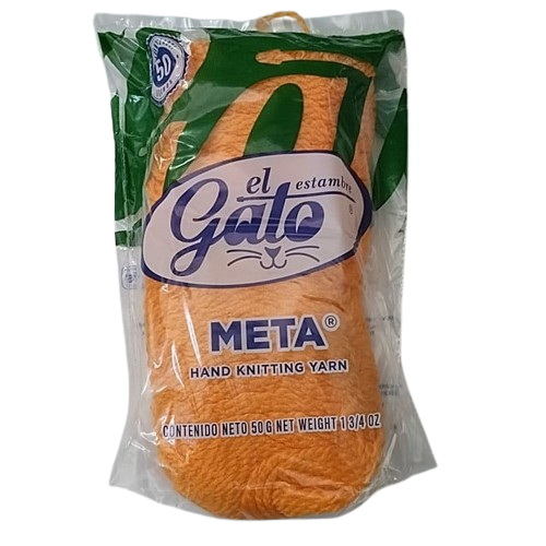 Madeja de Estambre del gato meta 4622O Mandarina