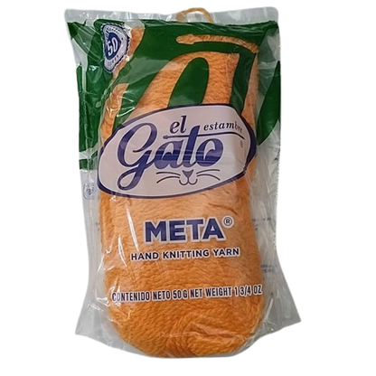 Madeja de Estambre del gato meta 4622O Mandarina