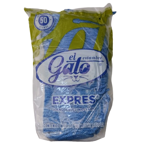 Madeja de Estambre del gato express azul plumbago 4466B - Bluendig