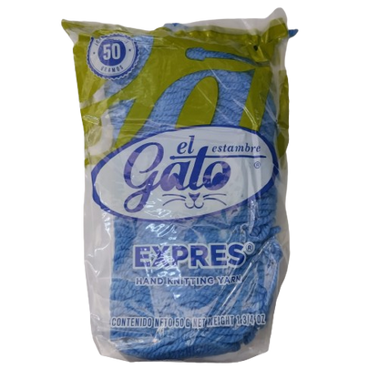 Madeja de Estambre del gato express azul plumbago 4466B - Bluendig