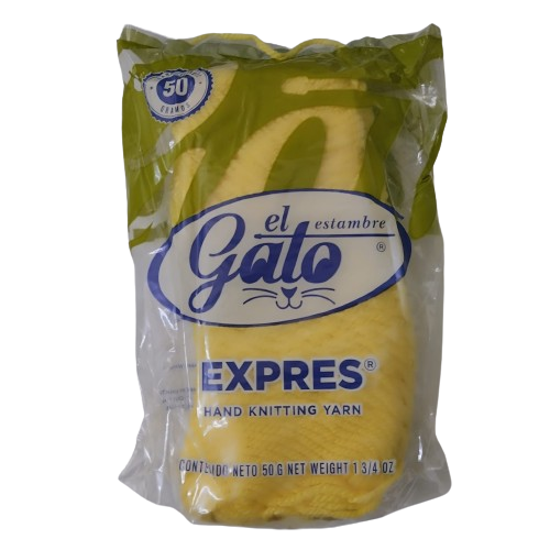 Madeja de Estambre del gato express 4404B Amarillo claro - Bluendig