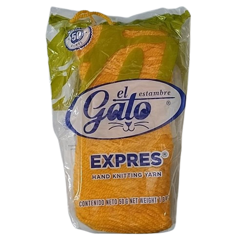 Madeja de Estambre del gato express 4404H amarillo mango - Bluendig