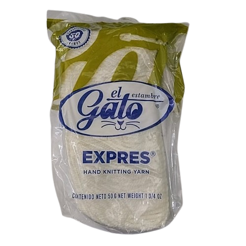 Madeja de Estambre del gato express 4409H Beige Hueso - Bluendig