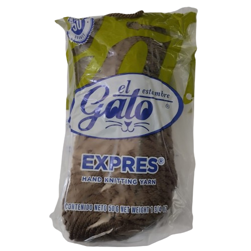 Madeja de Estambre del gato express chocolate 4410J - Bluendig