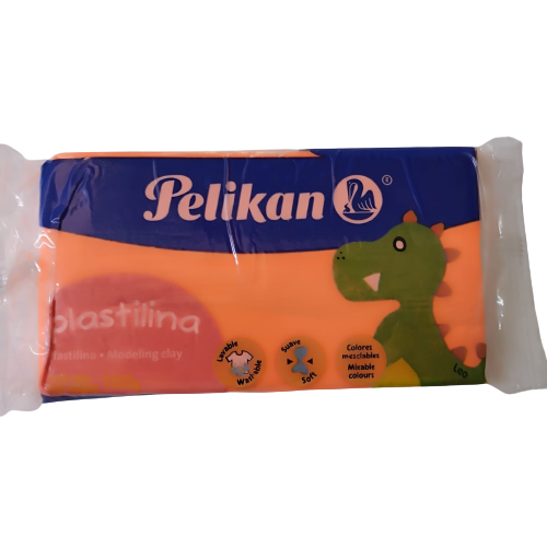 plastilina pelikan de barra anaranjado