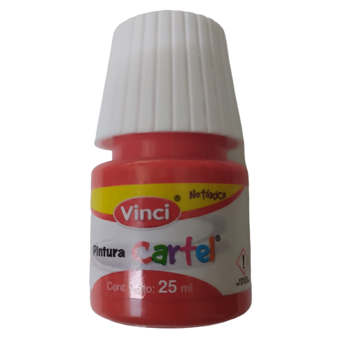 pintura vinci cartel rojo 54a  25ml