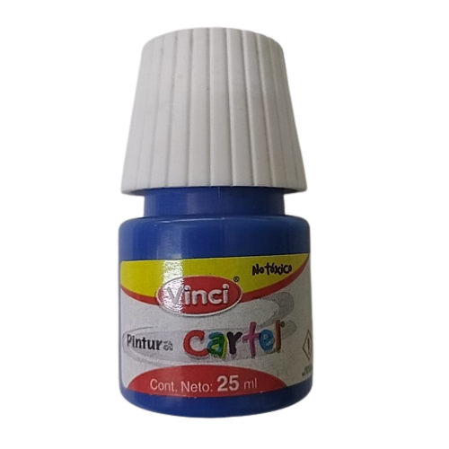 PINTURA VINCI CARTEL 20ML AZUL COBALTO-65A C/10 2303 - 2303