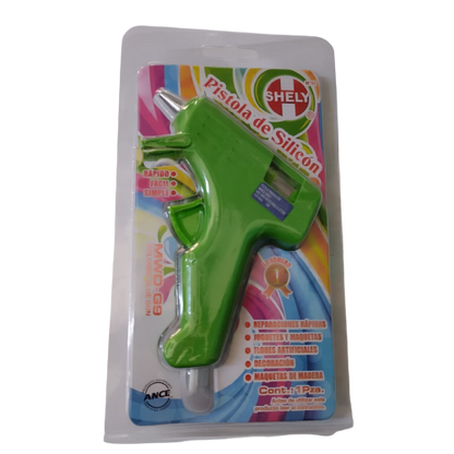 Pistola de silicon SHELY modelo MWD-G9 en linea papeleria pa 50