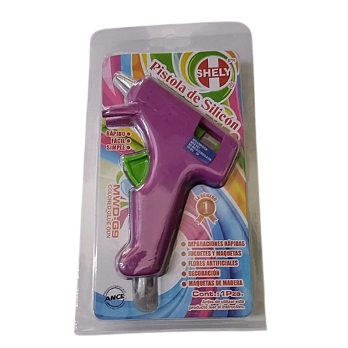 Pistola de silicon SHELY modelo MWD-G9 en linea papeleria pa 50