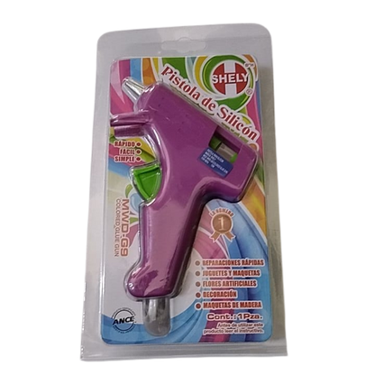 Pistola de silicon SHELY modelo MWD-G9 en linea papeleria pa 50