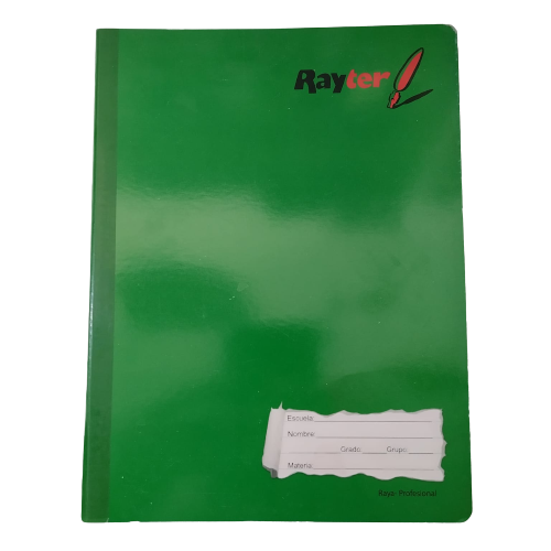 cuaderno profesional rayter blanco cosido