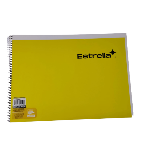 Cuaderno de dibujo estrella 20 hojas 0050 en linea papeleria cm