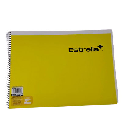 Cuaderno de dibujo estrella 20 hojas 0050 en linea papeleria cm