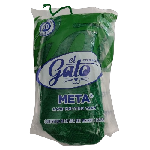 Madeja de Estambre del gato meta 4695G Verde Bandera