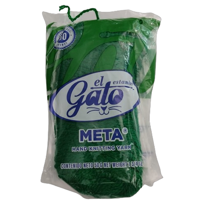 Madeja de Estambre del gato meta 4695G Verde Bandera