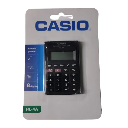 Calculadora casio portable HL -4A