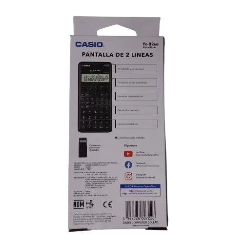 Calculadora Científica con 240 Funciones Casio