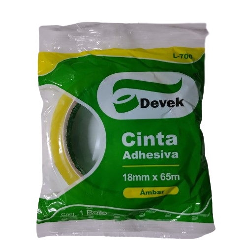 Cinta adhesiva diurex devek 18 mm x 65 m