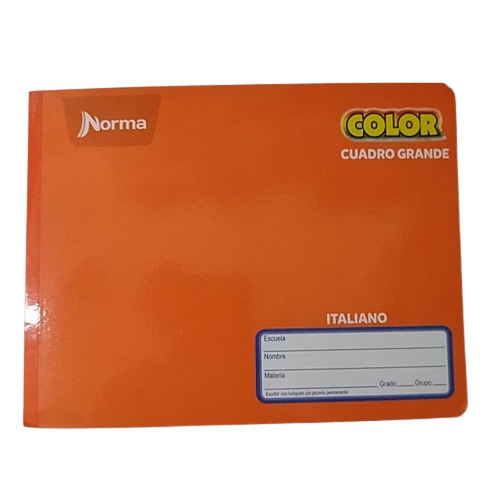 Cuaderno italiano norma cosido cuadro de 7 mm