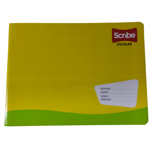 Cuaderno italiano scribe engrapado rayado