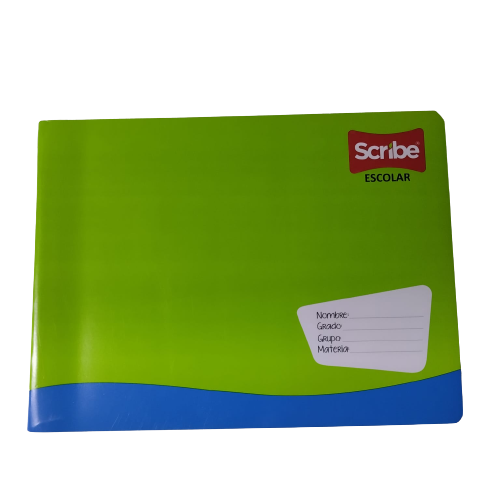 Cuaderno italiano scribe engrapado rayado