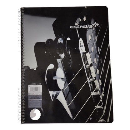 Cuaderno profesional con espiral pautado 50 hojas marca estrella