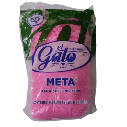 Madeja de Estambre del gato meta 4635E Rosa