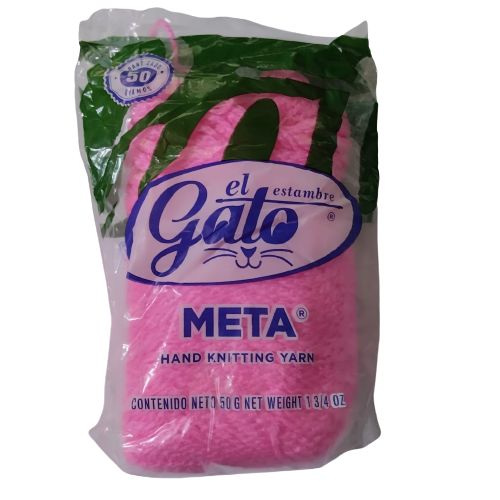 Madeja de Estambre del gato meta 4635E Rosa