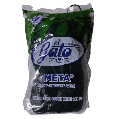 Madeja de Estambre del gato meta 4696N Verde Escolar Oscuro