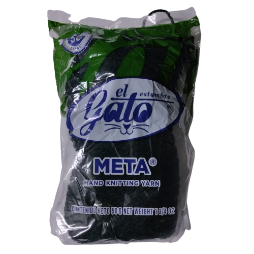 Madeja de Estambre del gato meta 4696N Verde Escolar Oscuro