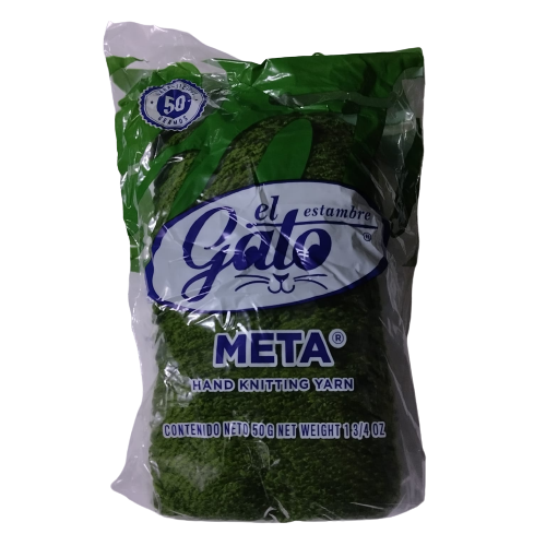 Madeja de Estambre del gato meta 4697I Verde