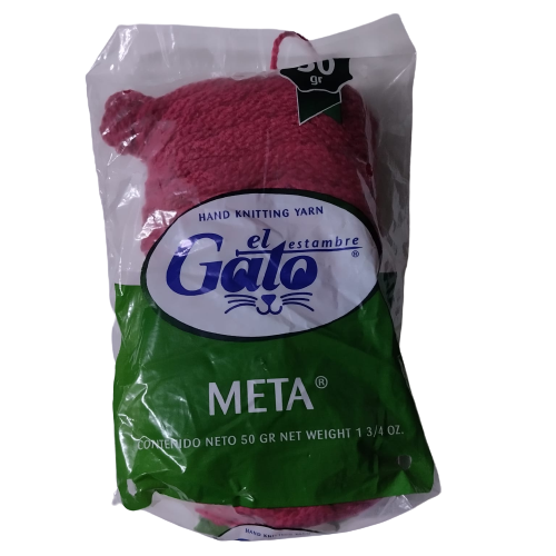 Madeja de Estambre del gato meta 4651I Rojo Frambuesa