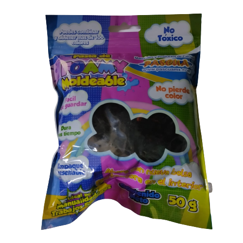 foamy moldeable negro pascua