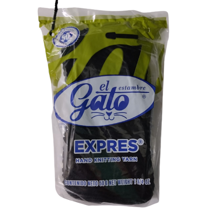 Madeja de Estambre del gato express 4499B Negro - Bluendig