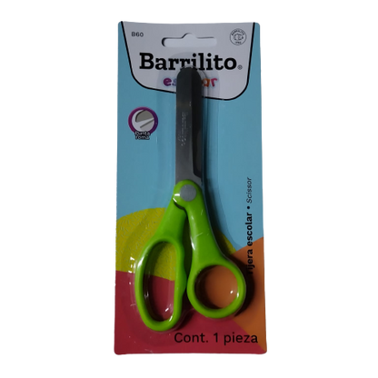 Tijera barrilito punta redonda Modelo B60 en linea papeleria pa 50